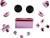 PS4 controller V2 chrome button replacement set roze