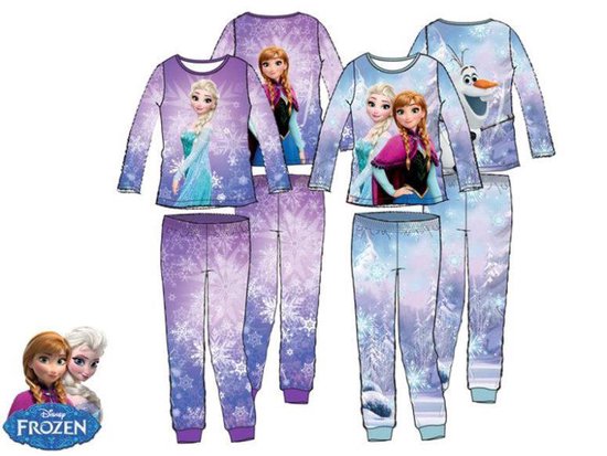 breken Bevatten gezantschap Disney Frozen Pyjama Fleece Blauw Maat 128 | bol.com