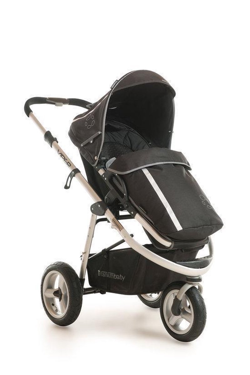 Titanium Baby - Kinderwagen Viper - Zwart | bol.com