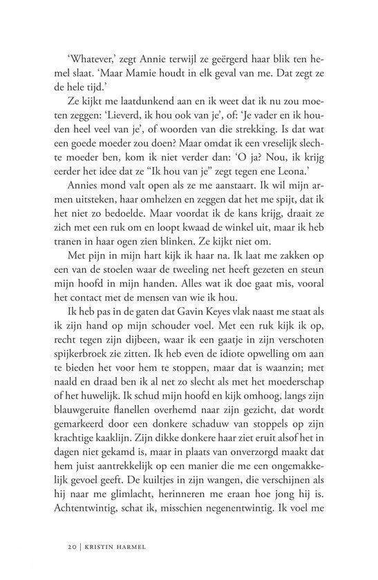 Tekstpagina met Nederlandse tekst, waarschijnlijk een romanfragment. Geen afbeelding.