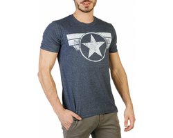 Heren T Shirt Marvel - blauw