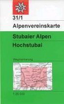 DAV Alpenvereinskarte 31/1 Stubaier Alpen Hochstubai 1 : 25 000 Wegmarkierungen