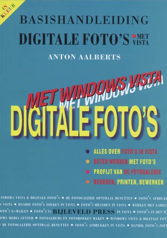 Cover van het boek 'Basishandleiding Digitale foto's met Windows Vista'