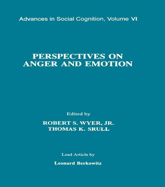 Perspectives on Anger and Emotion - cover