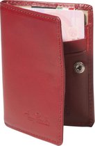 Tony Perotti Furbo Pure Mini RFID portemonnee met papier- en kleingeldvak - Rood