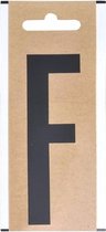 Bootnaam sticker letter F zwart 10 cm