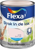 Bol.com Flexa Strak In De Lak Zijdeglans - Zacht Roze - 075 liter aanbieding