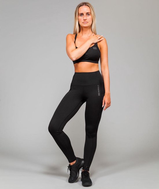 Marrald High Waist Pocket Sportlegging - Zwart - XS dames yoga fitness van Marrald — afbeelding 5
