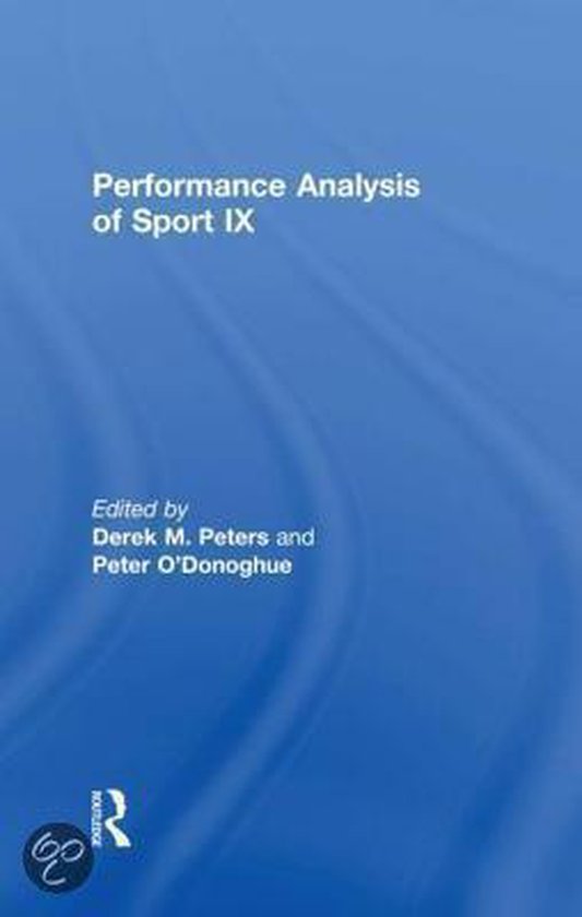 Performance Analysis of Sport IX - cover
