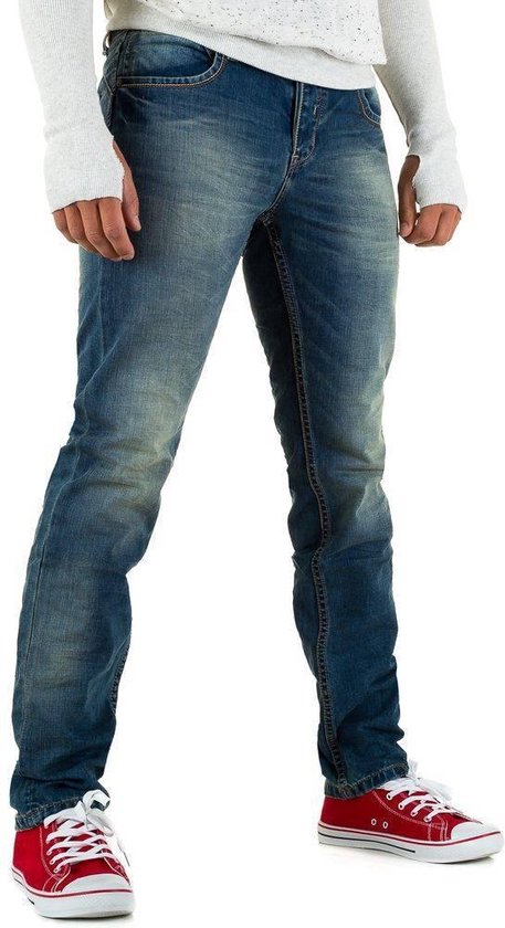 Dames Jeans van Original Ado Blauw | bol.com