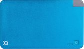 XQISIT Power Bank 5000 mAh integrated microUSB blue