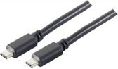 shiverpeaks BS77140-1.5 USB-kabel 1,5 m USB 3.2 Gen 2 (3.1 Gen 2) USB C Zwart
