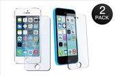 Paxx® Gratis 1+1 Screen Protector Glass Tempered Glass Doorzichtig 2 stuks voor Apple iPhone 5/5S/SE/5C