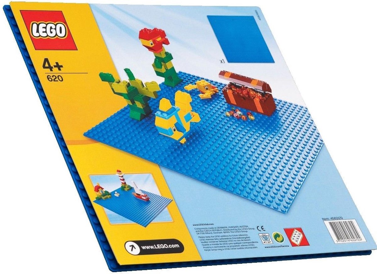LEGO Bricks & More Blauwe Bouwplaat 620 bol.com