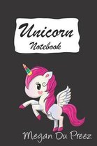 Unicorn Notebook: Unicorns and Rainbow Fantasy Cute Unicorn Notebook