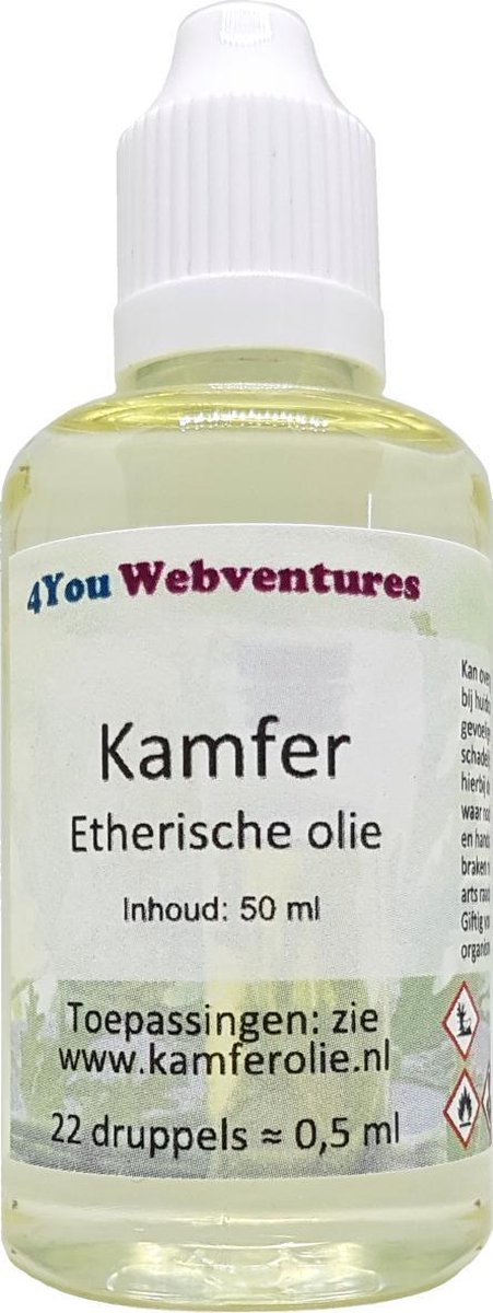 Goedkoopste Kamfer - Etherische Olie - 50 ml