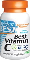 Doctor's Best, Vitamine C, European Quali-C, 1,000 mg, 120 vegetarische capsules