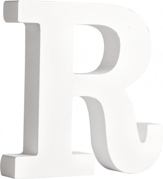 niets kralen Netto Houten letter R 11 cm | bol.com