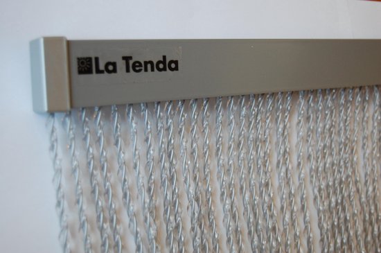 La Tenda Sienna - Vliegengordijn - 90x210 cm - Grijs van La Tenda — afbeelding 4