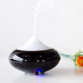 Ti-Zen aroma diffuser "Piano-Black" - Verdamper Vernevelaar en Luchtbevochtiger met sfeervolle LED verlichting