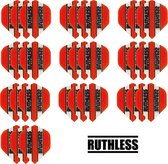 deDartshop 10 Sets (30 stuks) Ruthless flights Multipack - Oranje - darts flights - Cadeau