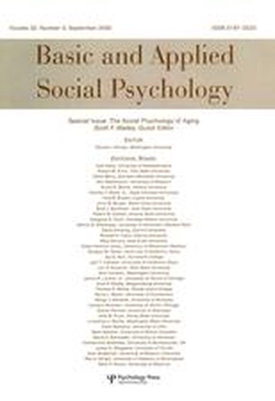 The Social Psychology of Aging - cover