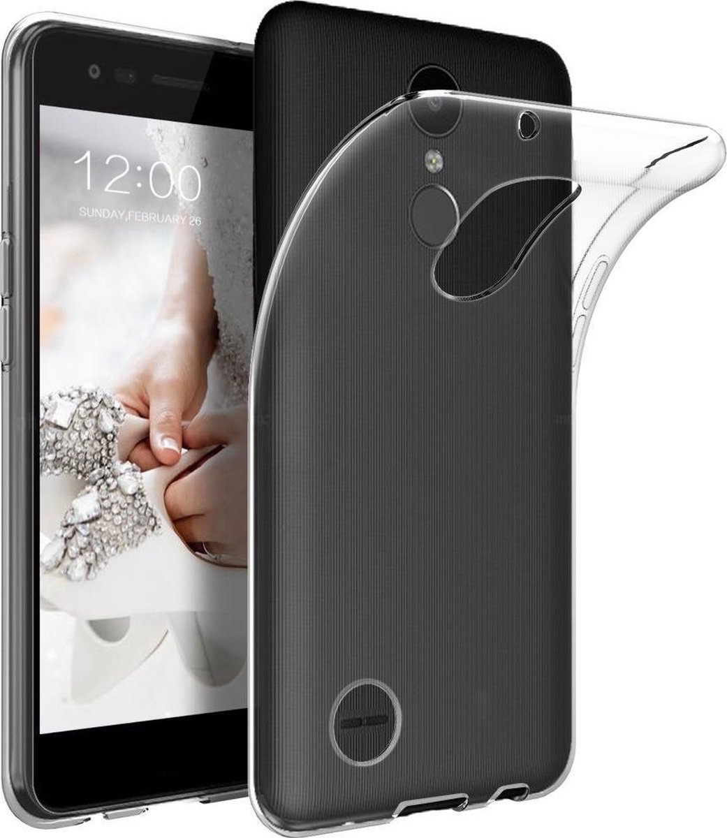 Transparant TPU Siliconen Hoesje Geschikt voor LG K10 (2017)