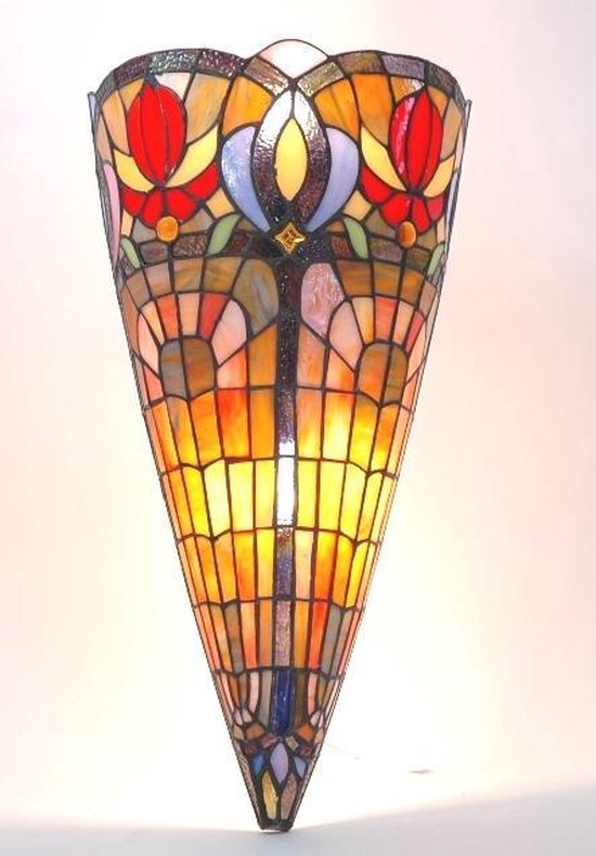 zeil buffet onderwerpen Aracde AL0440 - Wandlamp - Tiffany lamp | bol.com