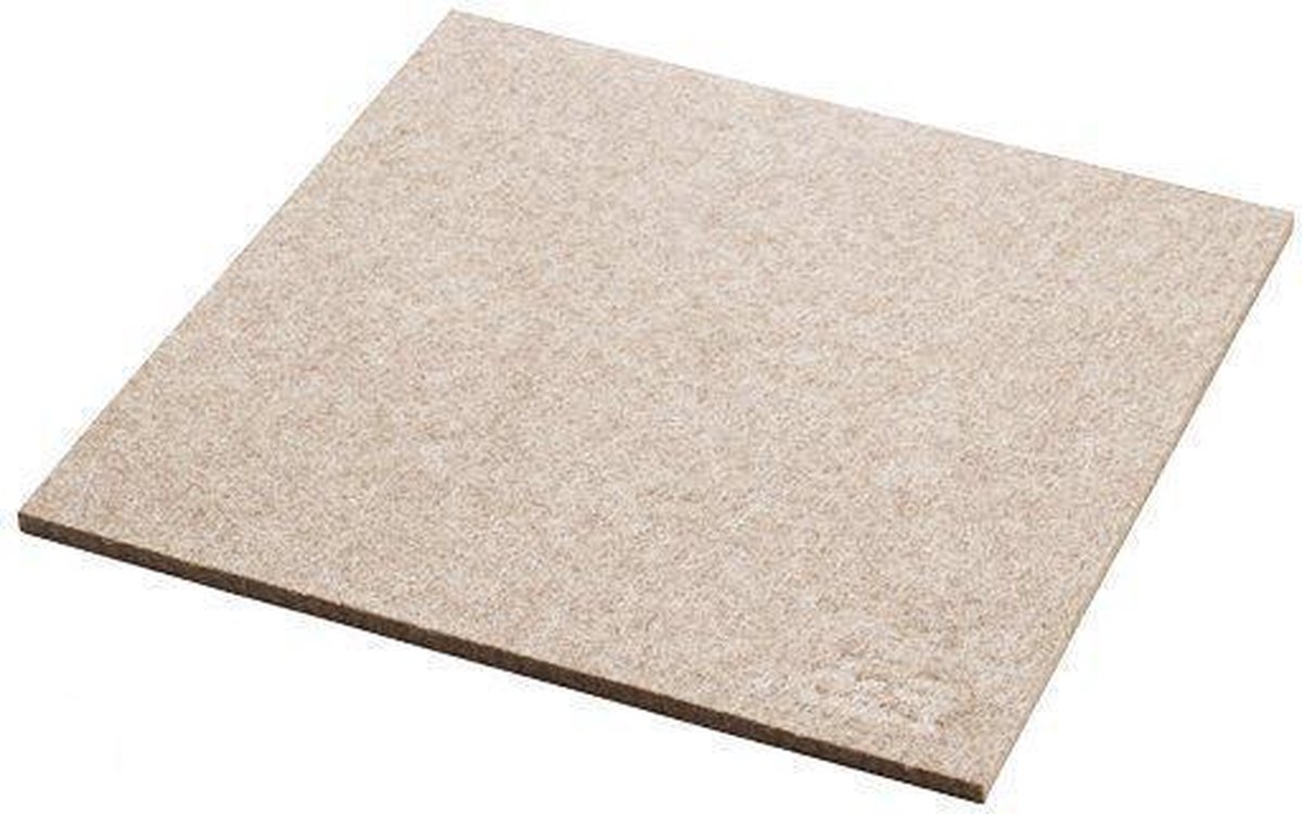Daff Onderzetter - Vilt - Vierkant - 20 x 20 cm - Pebble mel. - Grijs