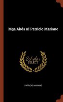 MGA Akda Ni Patricio Mariano