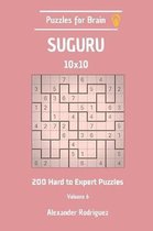 Puzzles for Brain Suguru - 200 Hard to Expert 10x10 Vol. 6