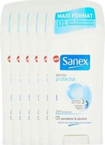 Sanex Deo Stick - Dermo Protector - Voordeelverpakking 6 x 65 ml