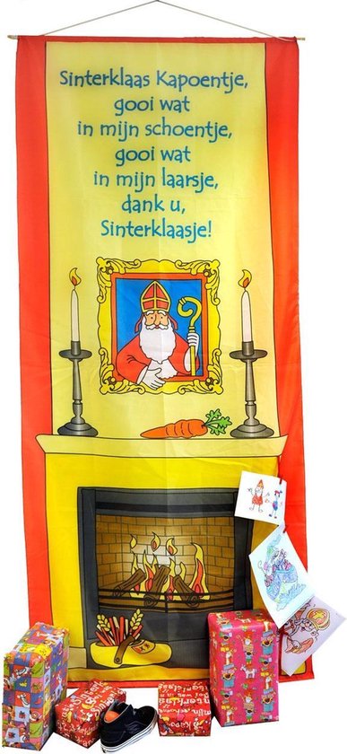 Schoorsteenbanner Sinterklaas