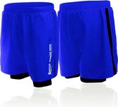 Boxeur Des Rues - Double Shorts - Blauw - S