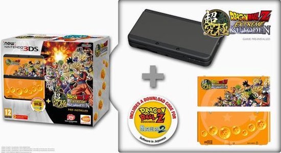 Nintendo 3DS console - Dragon Ball Z: Extreme Butoden bundel - Zwart - Nintendo