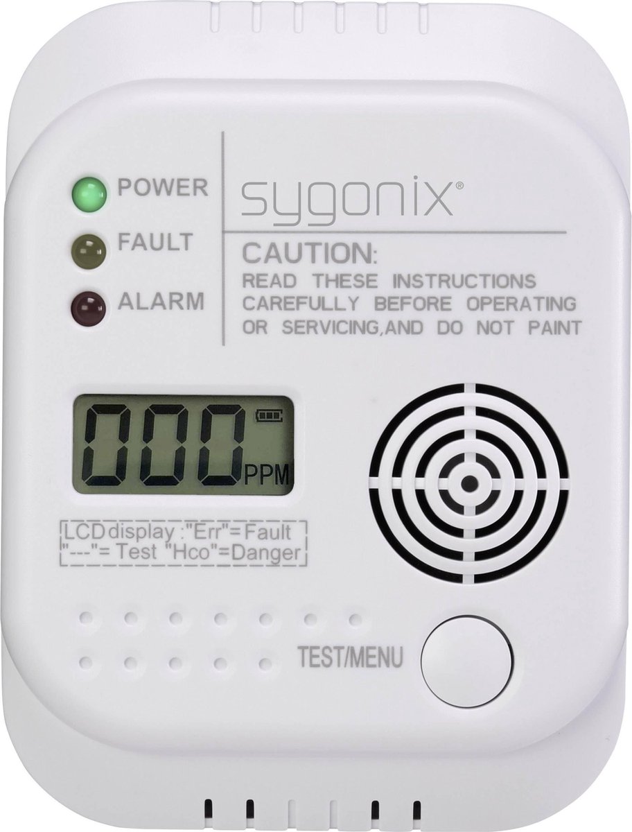 Sygonix WLAN Détecteur de fumée avec commande via une application à pile(s)