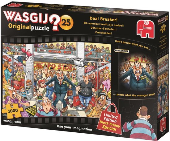 Wasgij Original 25 Deal Breaker! puzzel - 1000 stukjes | bol.com