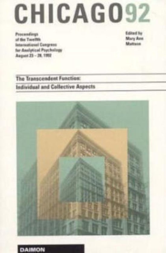 Chicago 1992. The Transcendent Function: Individual and Coll ... - cover