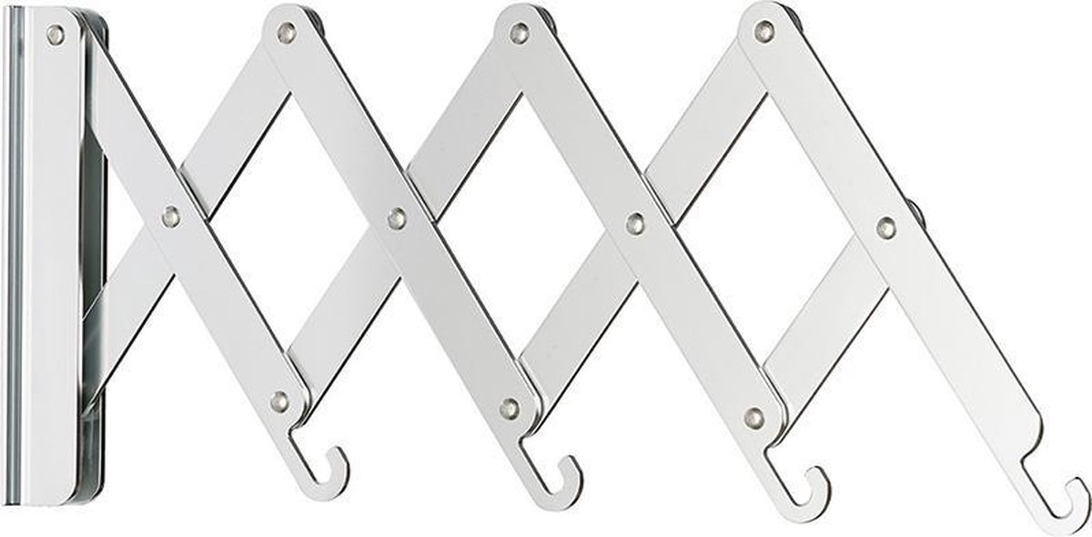 Pieper Concept - Wandkapstok Flexxo Geanodiseerd aluminium