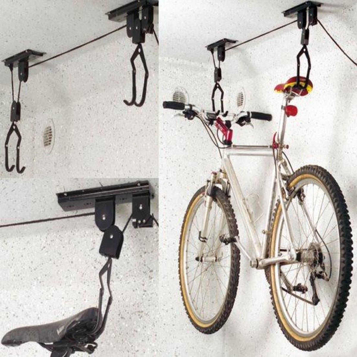fietsophangsysteem - Fietslift - Fiets plafondhaken - Ophanghaken - IMPAQT