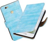 BestCases.nl Turquoise Mini Slang booktype hoesje voor Huawei Nova