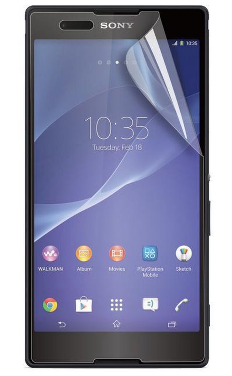 muvit Sony MFX Xperia T2 Ultra Screenprotector 1x Glossy +1x Matt (2pcs)