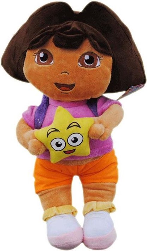 waarschijnlijk Neem een ​​bad Beukende Dora de Ontdekker Dora the Explorer Pluche knuffel - Dora 35cm. | bol.com