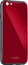 Galaxy S8 - Forcell Glas - Draadloos laden- Rood