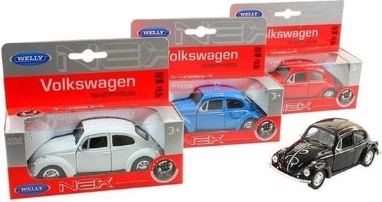 Speelgoed witte Volkswagen Kever classic auto 14,5 cm - modelauto / auto  schaalmodel | bol.com