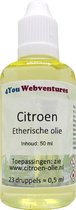 Pure etherische citroenolie - 50 ml - etherische olie - essentiële citroen olie