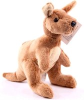 Pluche kangoeroe knuffel 19 cm