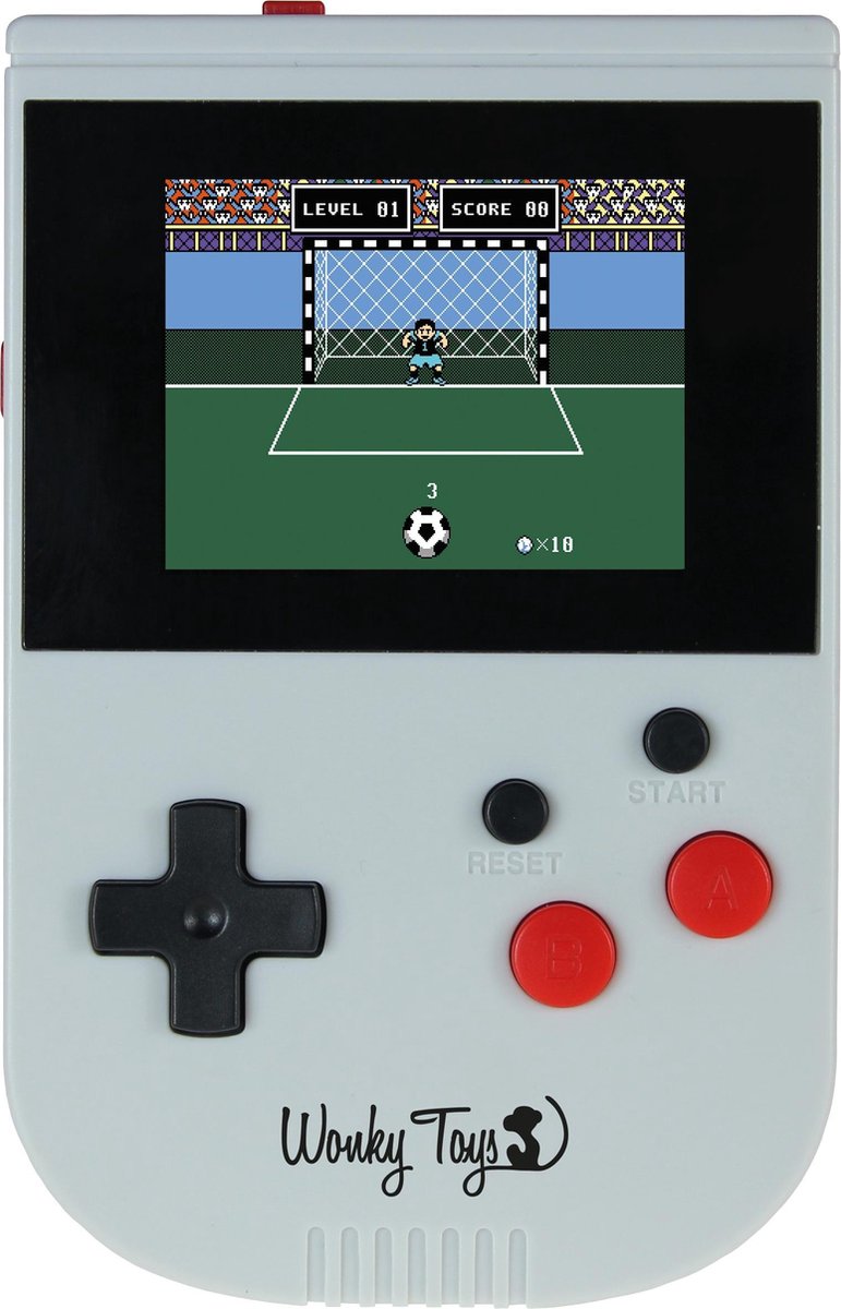 Wonky Toys - Retro Spelcomputer - Handheld Game Computer - Kleurrijk Scherm - 200 Spellen