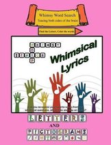 Whimsy Word Search Coloring Books, Whimsical Lyrics, Letters and Pictograms