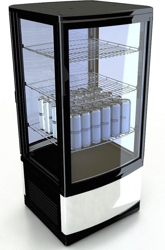 Koelkast: Display koeler | Wit | 60(b) x 73(d) x 203(h) cm, van het merk 